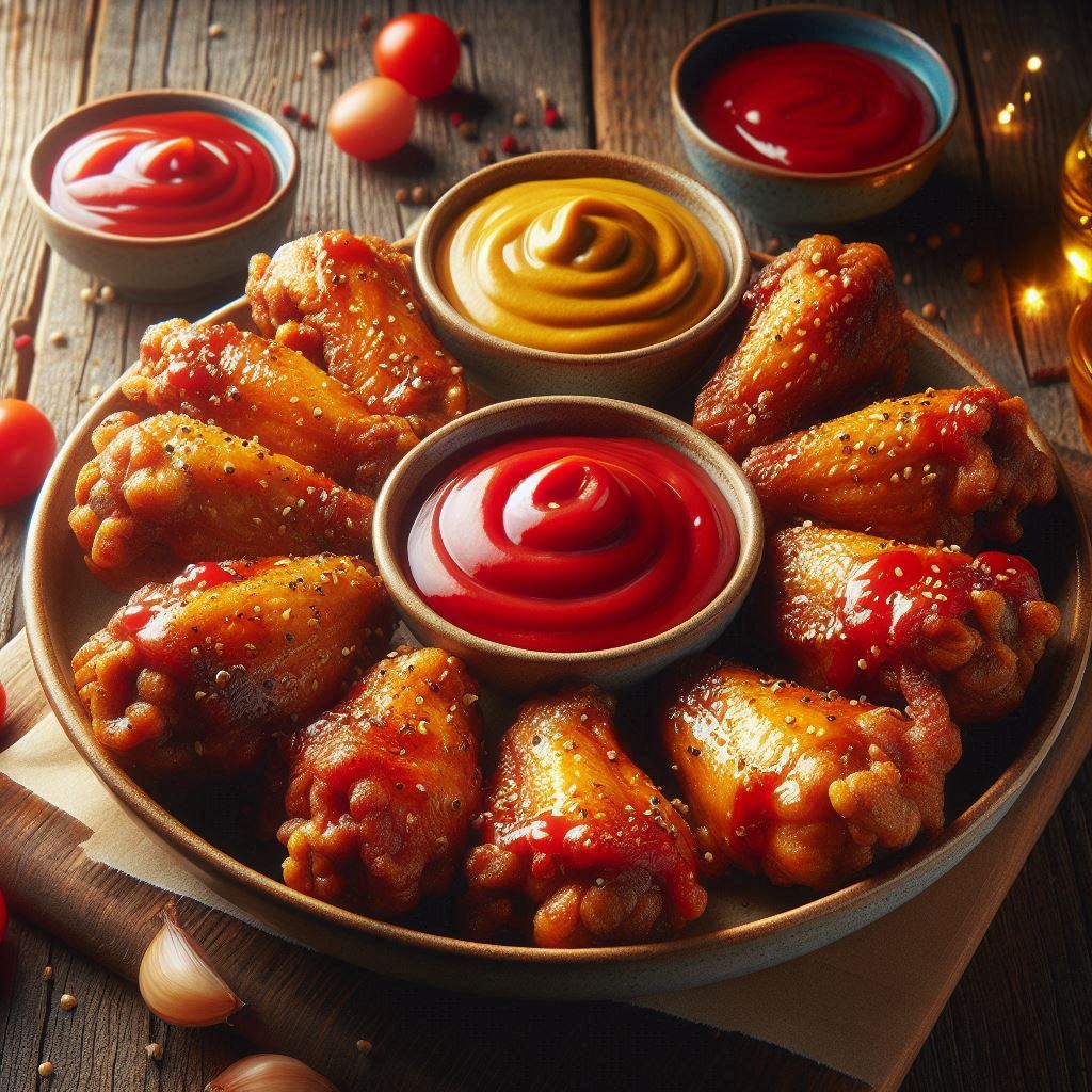 Ali di Pollo Glassate (Ketchup e Senape in 18 Minuti)