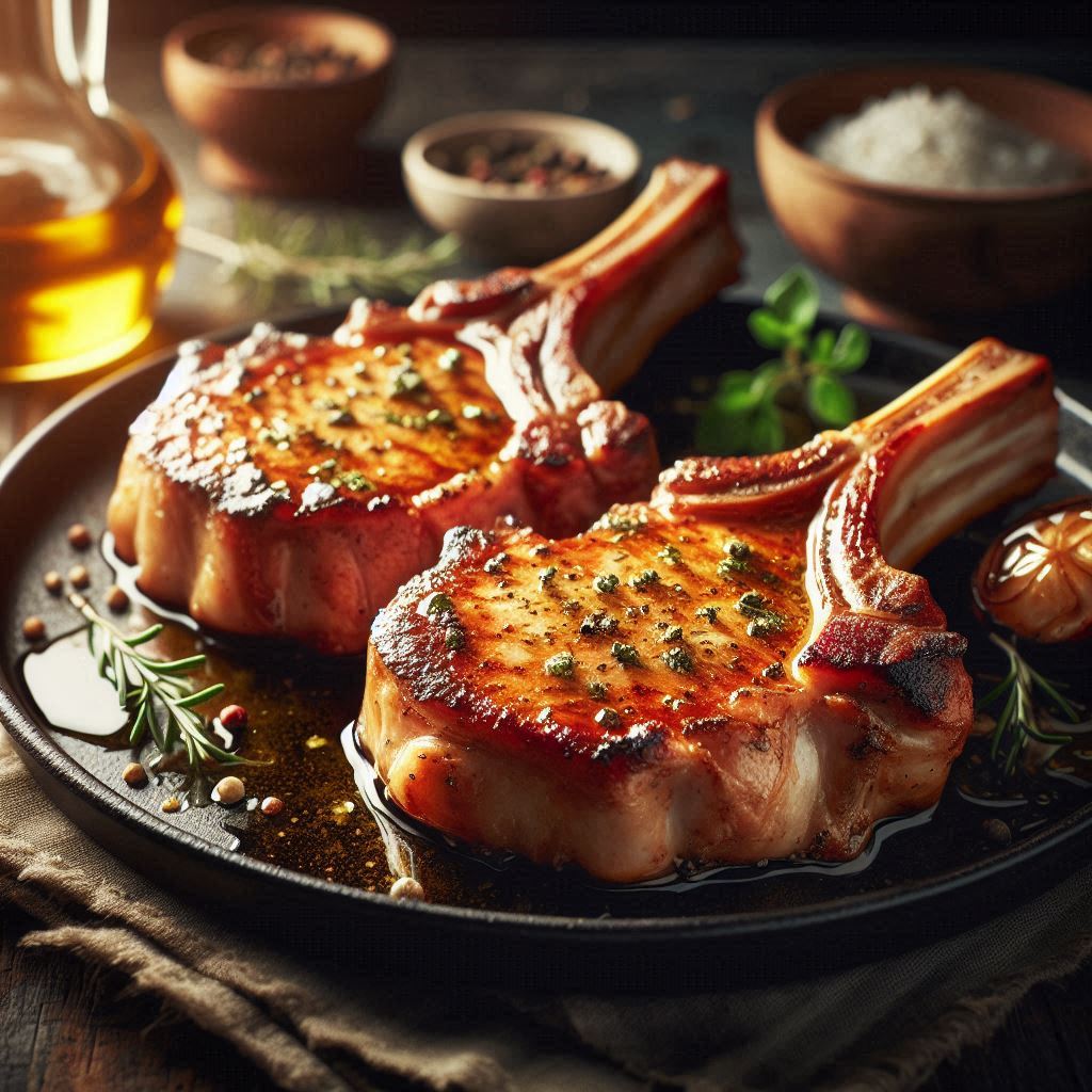 Braciole di Maiale con Osso (Succose e Dorate in 14 Min)