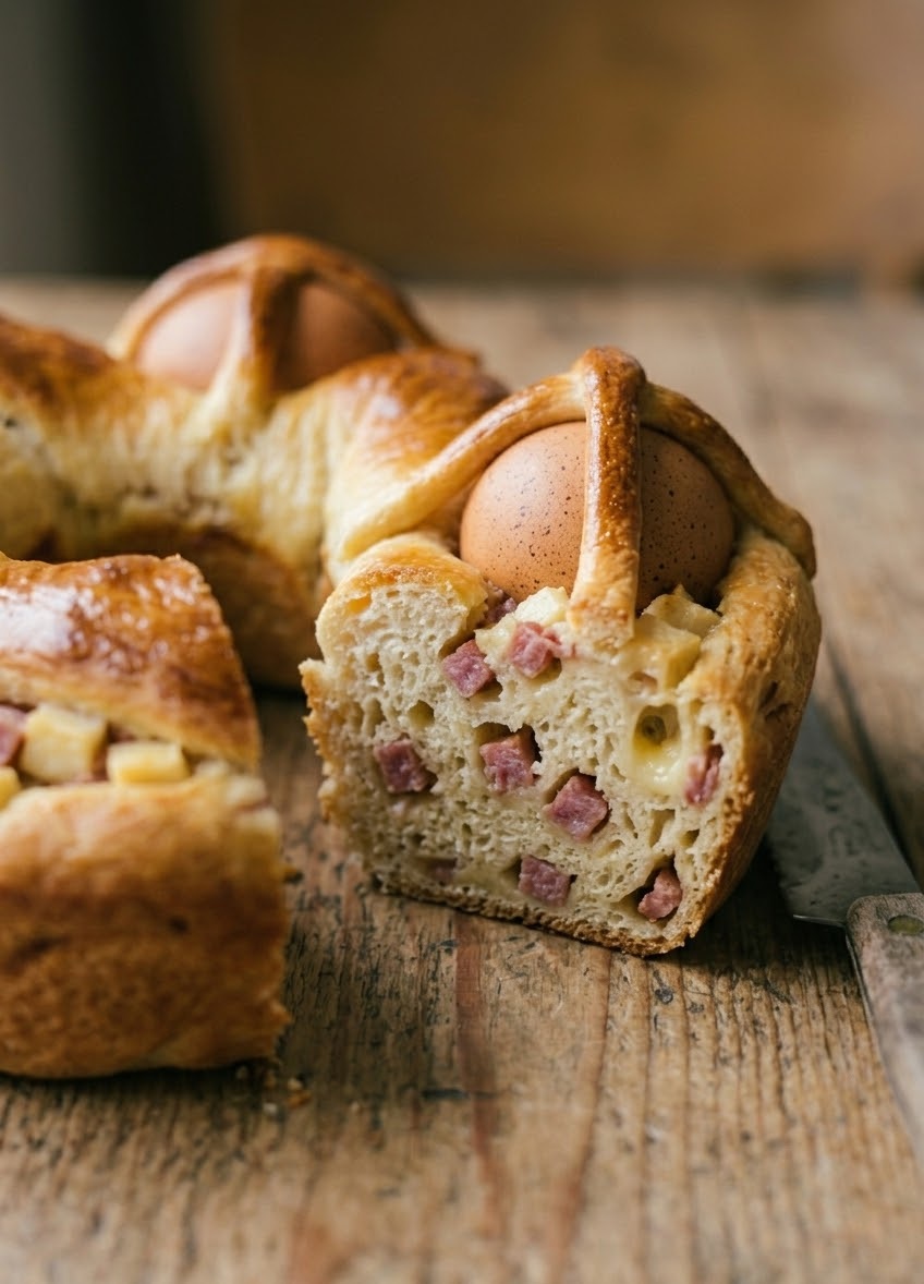 Casatiello Napoletano (Soffice e Veloce in 35 Minuti)