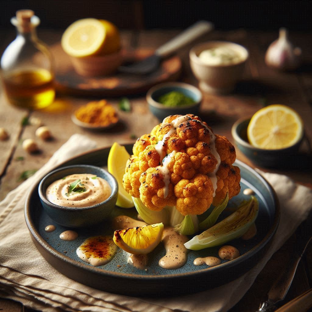 Cavolfiore Arrosto e Tahina (Gusto Mediorientale)