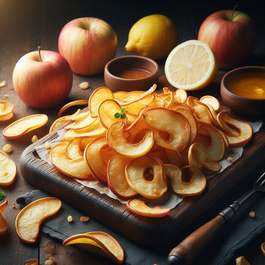 Chips di Mela (Snack Naturale e Croccante Fatto in Casa)