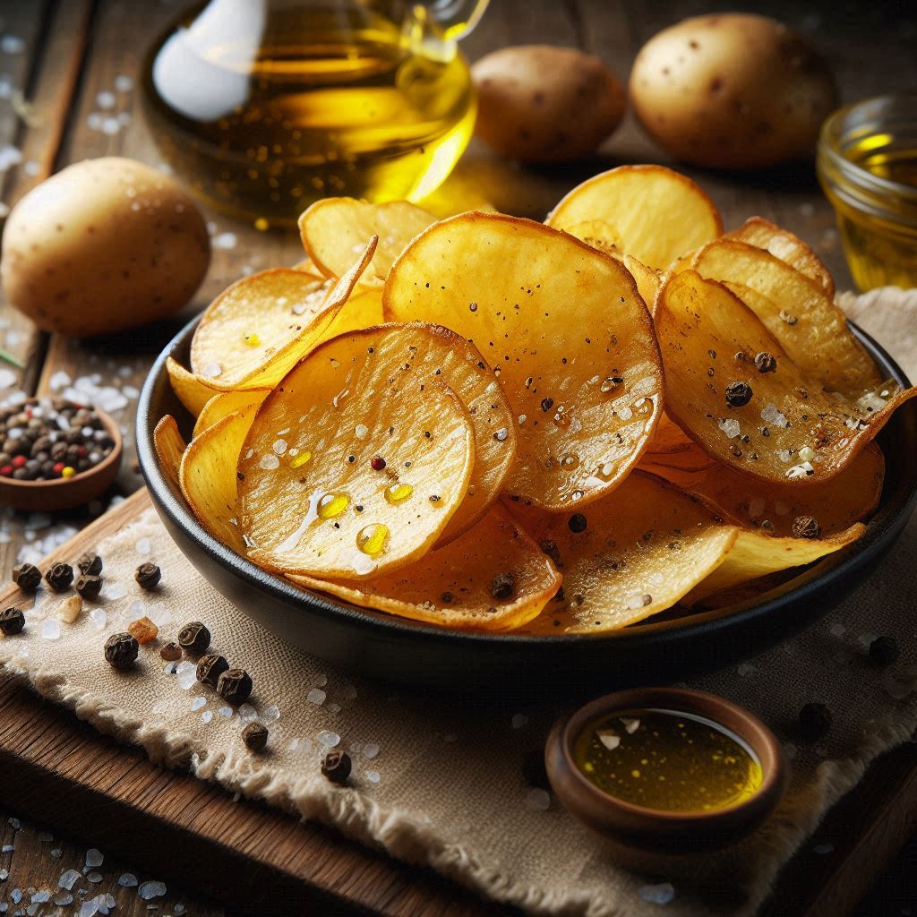 Chips di Patate (Croccantissime e Leggere in 23 Min)