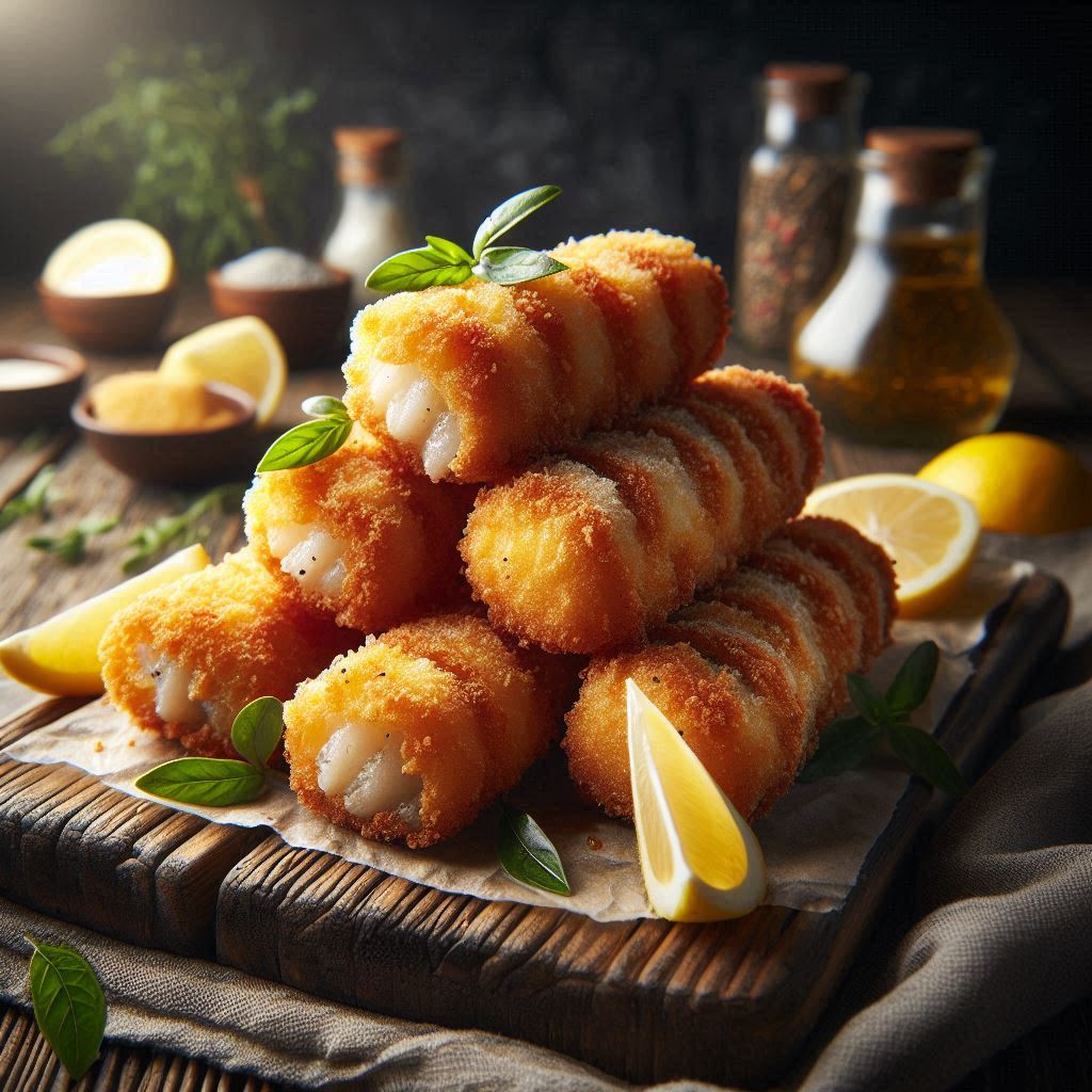 Bastoncini di Pesce Fatti in Casa (Per Bambini in 8 Min)