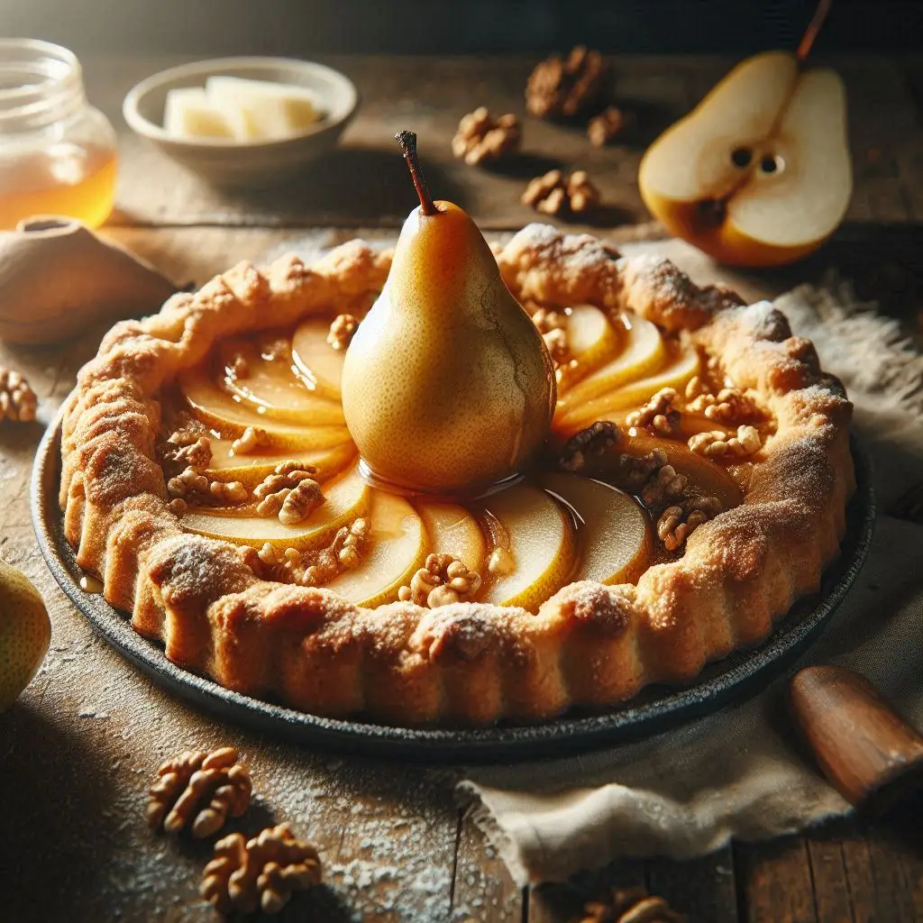 Galette Rustica alle Pere (Crostata Veloce in 45 Minuti)