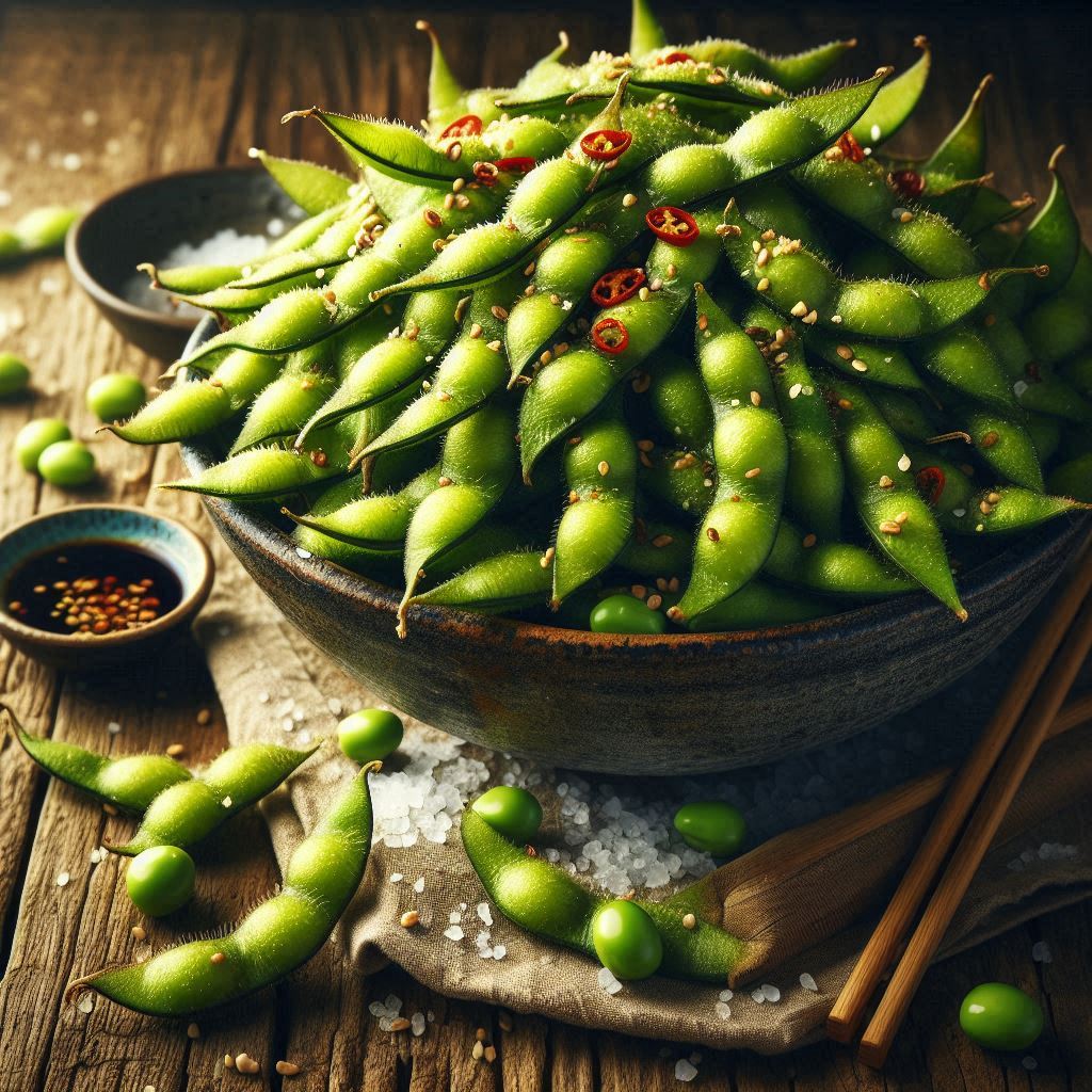Edamame Tostati (Snack Proteico al Sesamo in 10 Min)