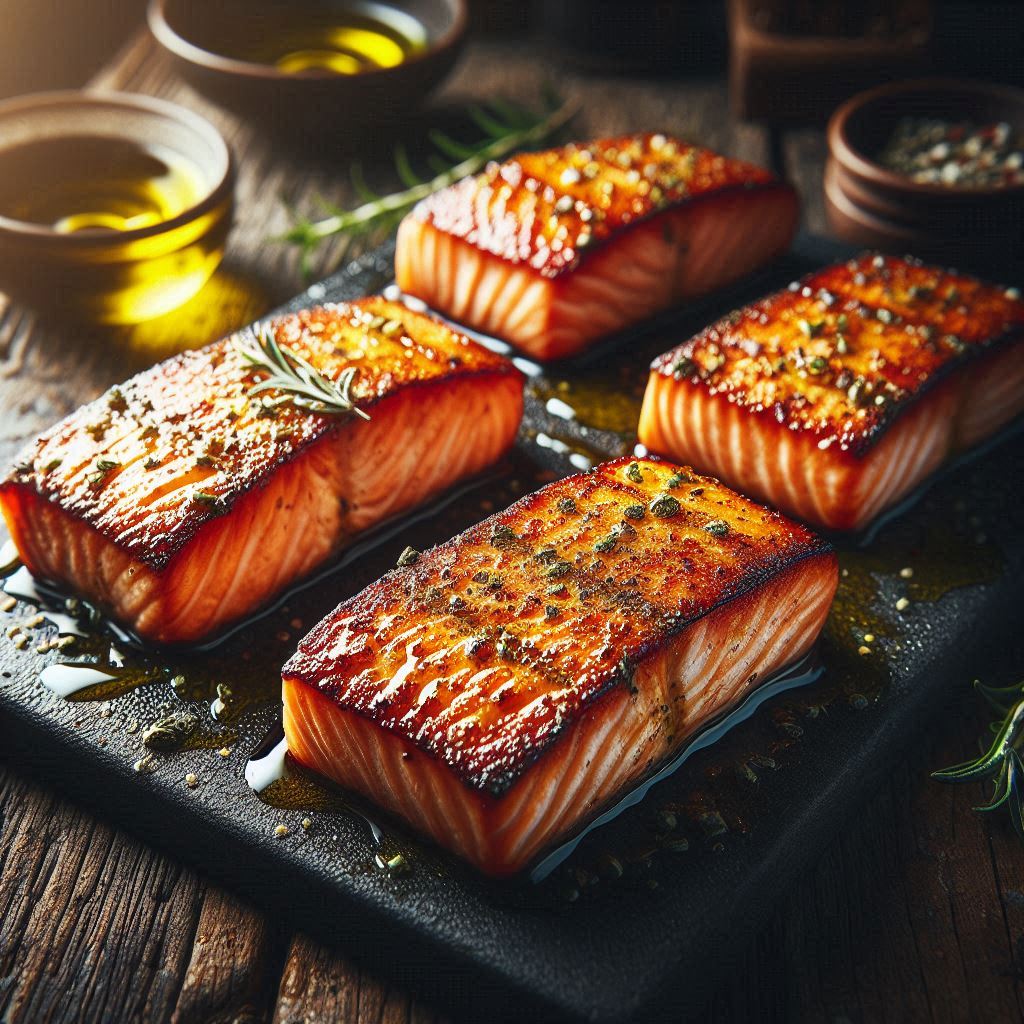 Filetti di Salmone (Pelle Croccante e Cuore Umido)