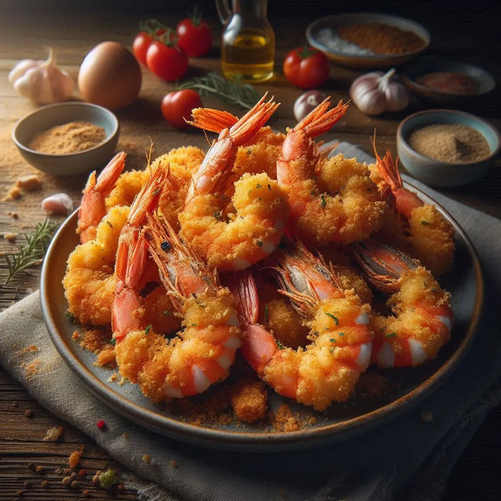 Gamberi al Cocco (Panatura Tropicale Extra Croccante)