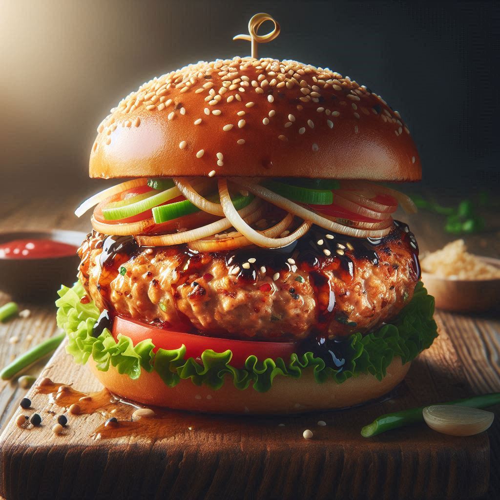 Asian-Style Ginger Turkey Burgers