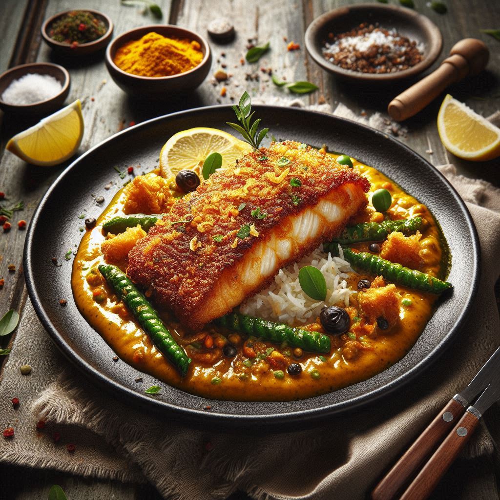 Merluzzo Curry e Cocco (Pasto Esotico in 10 Minuti)