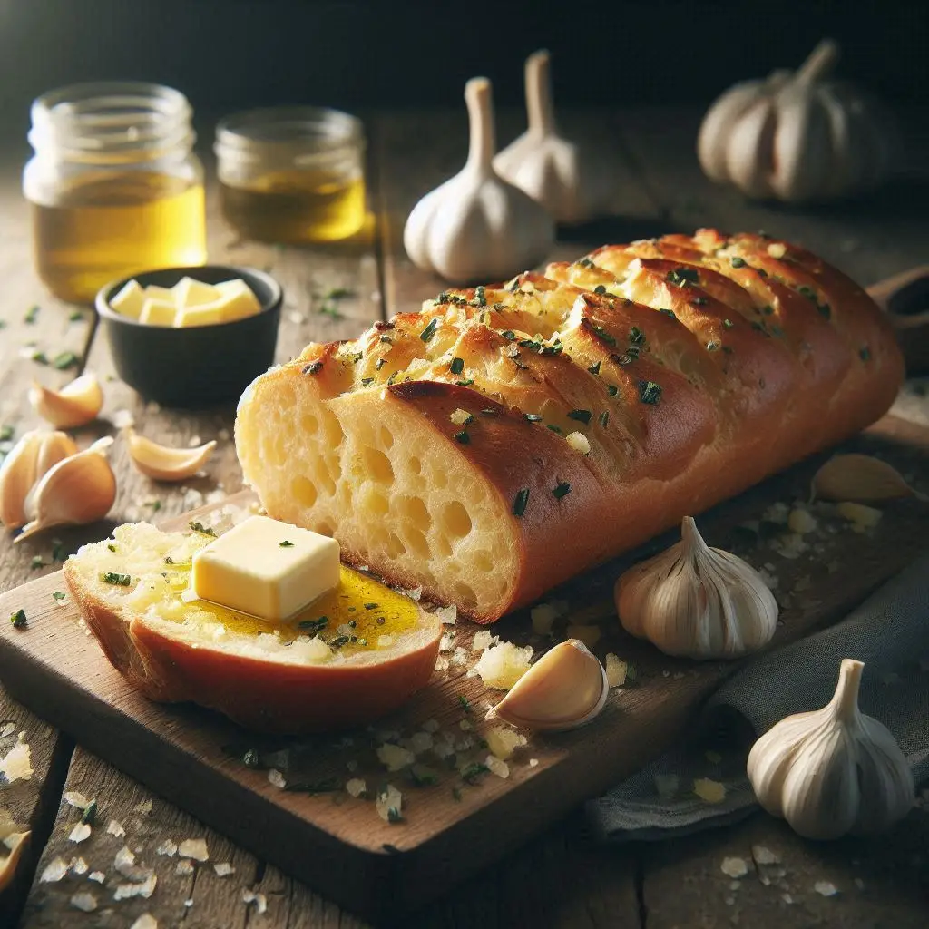 Garlic Bread (Pane all'Aglio e Parmigiano Dorato in 8 Min)