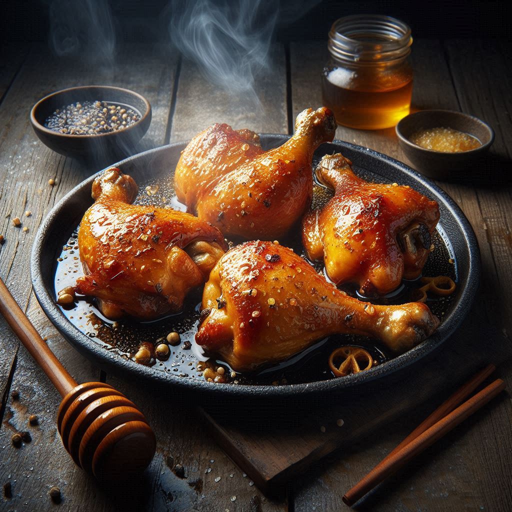 Fusi di Pollo Miele e Limone (Pelle Croccante)