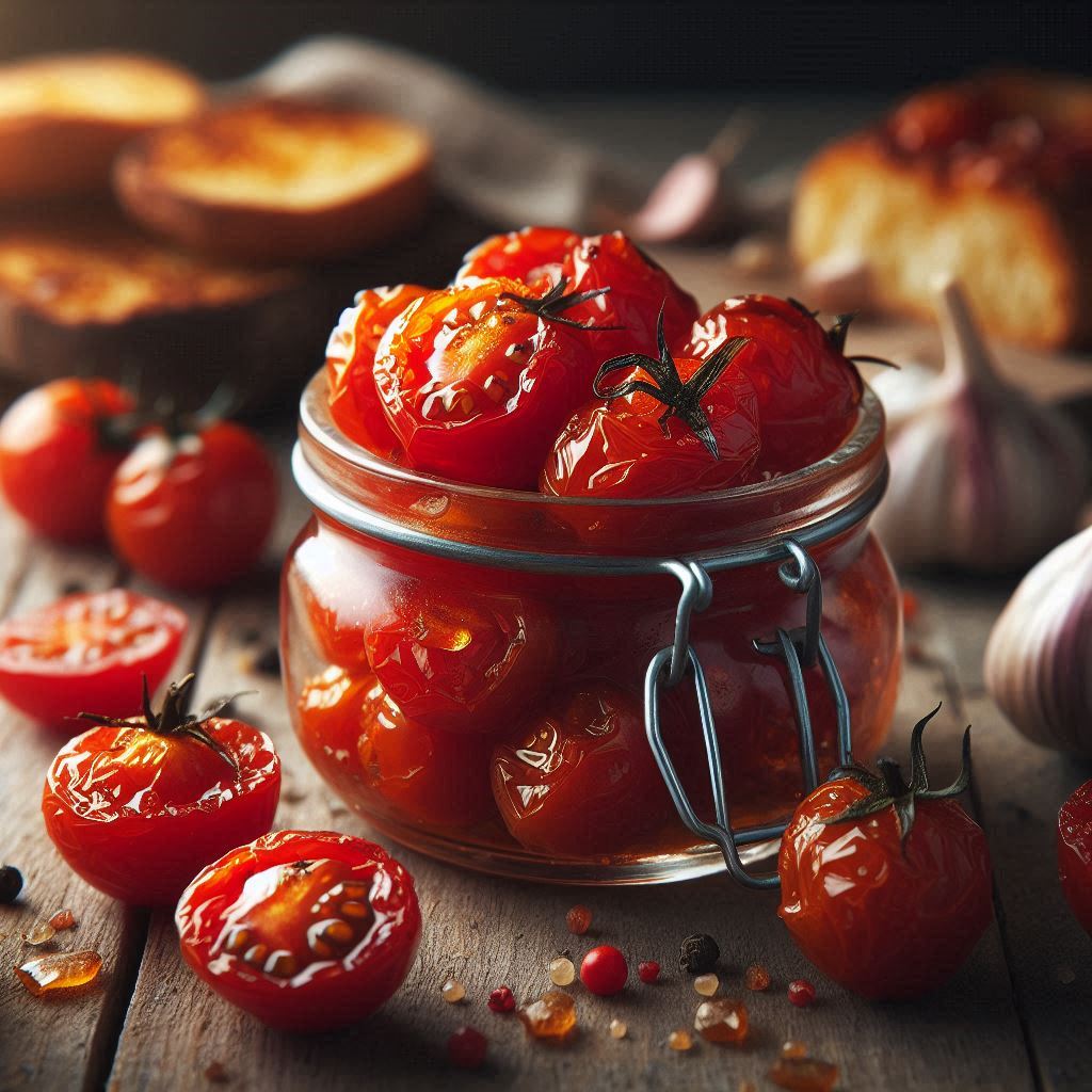 Pomodorini Confit (Caramelle di Sapore in Friggitrice ad Aria)