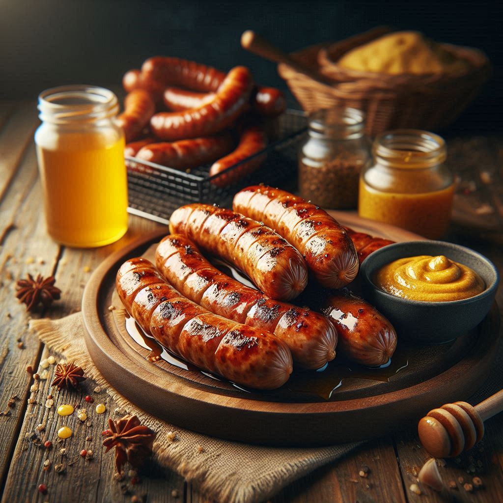 Honey-Mustard Sausage Spiral